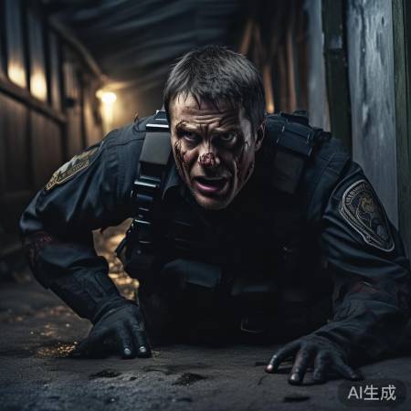 忍痛追捕毒贩，毅力惊人
