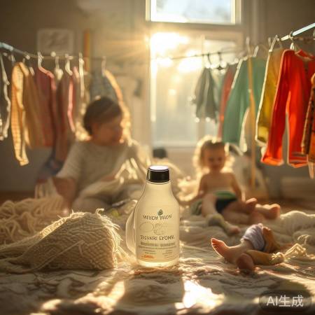 天然植物成分，温和洗衣液