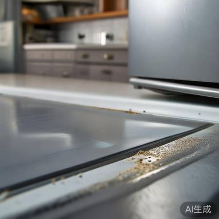 冰箱体检，封条完好。