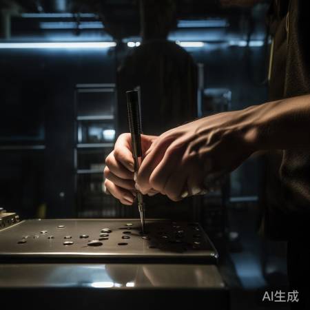 “用螺丝刀打开保险柜”