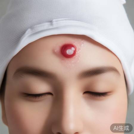 冰敷祛痘,冰块布袋敷,每日2-