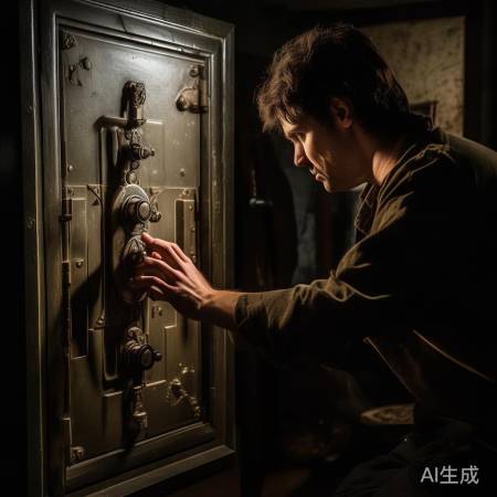 找到按钮,开保险柜