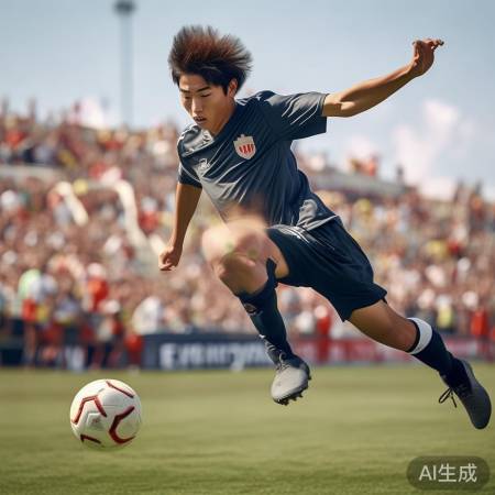 16岁少年足球场上空翻惊艳
