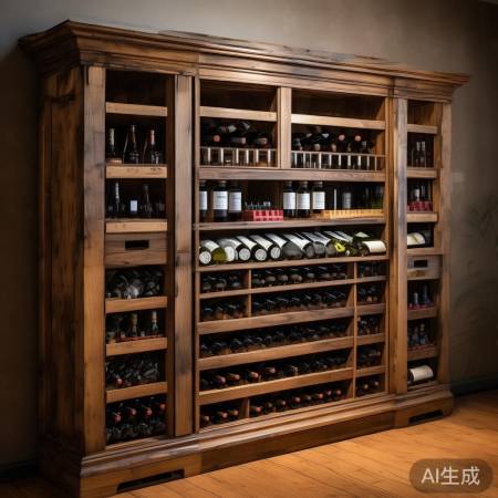 实木红酒柜空间宝贵，规划关键。