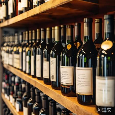 红酒分类收纳，清晰易找。