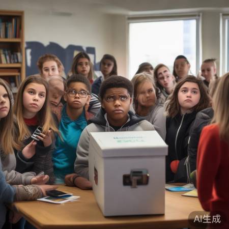“手机成瘾,影响孩子学习”