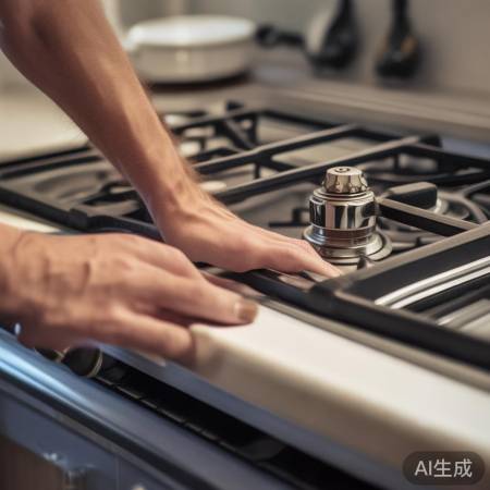 关闭燃气阀门,确保安全