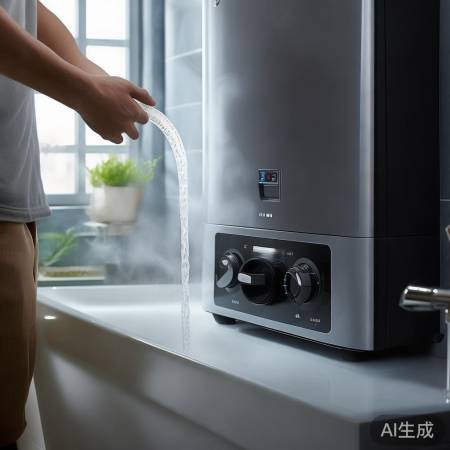 检查水压，确保热水流出