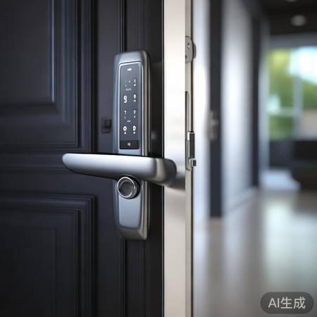 “小米智能锁，安全加密，随机密