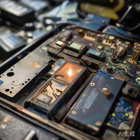 元件老化致故障灯闪