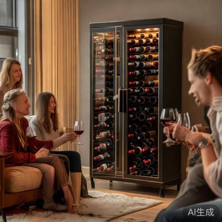 红酒柜色彩搭配艺术