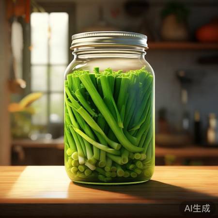 腊八蒜，冬室温放，夏可冷藏。