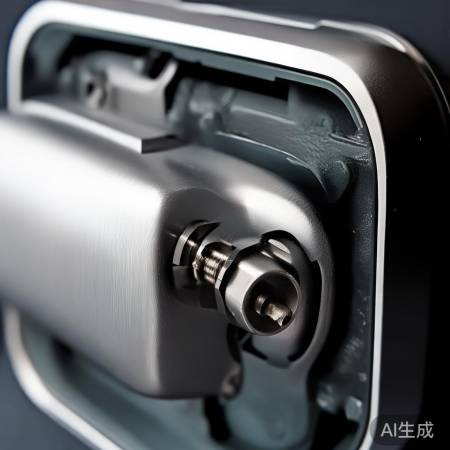 指纹锁电池盖安装完成