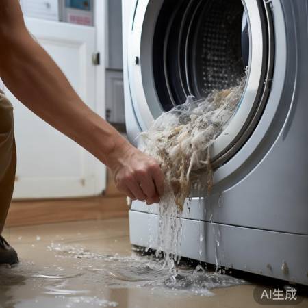 洗衣机堵塞原因及解决方法