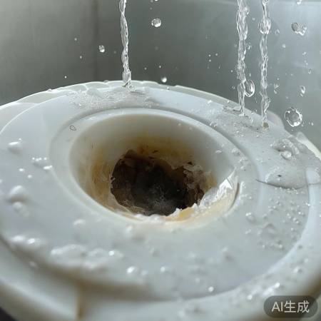 小孔堵塞，水流不畅