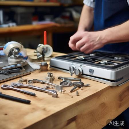 安装燃气灶前,备齐工具与配件。