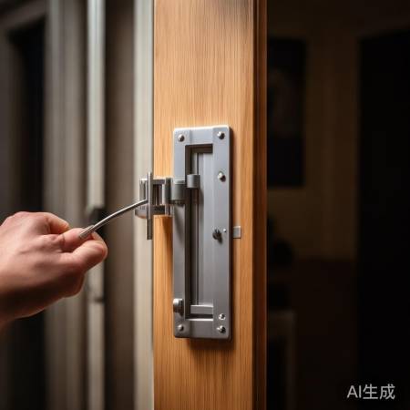 检查防盗条，确保牢固