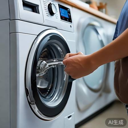 洗衣机安装完成,操作更方便