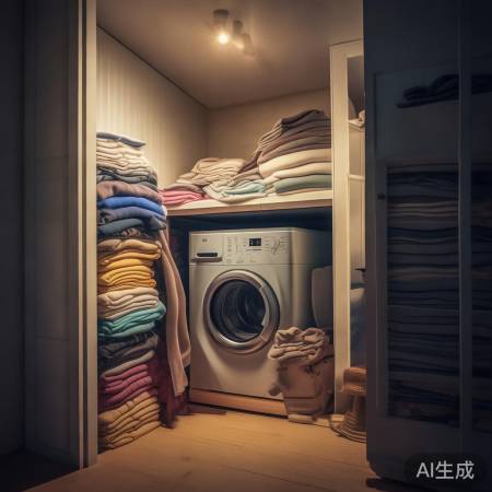 洗衣机消失之谜:收纳小窍门揭秘