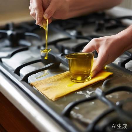 橄榄油擦拭恢复光泽
