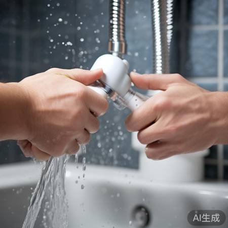 用力过猛致喷头难拔