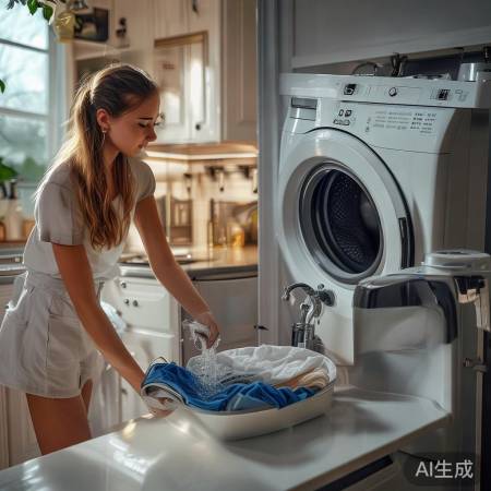 洗衣防倒灌,浸泡加轻开关。