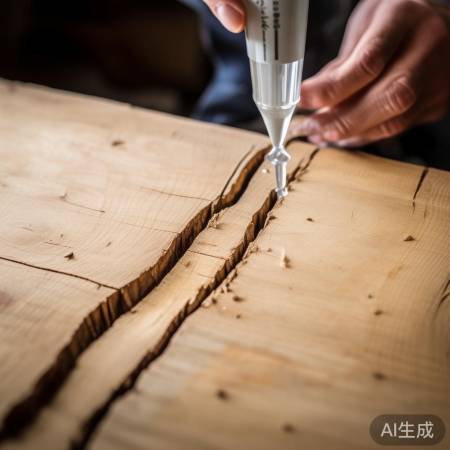 均匀涂抹胶水,填缝技巧分享