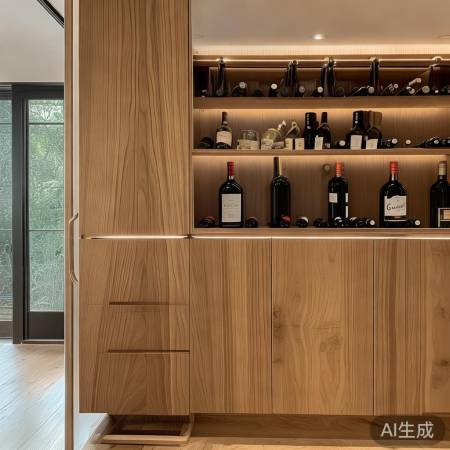 酒柜装修:风格匹配,技巧打造网