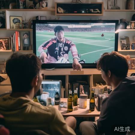 韩国门将失误,球赛欢乐时光