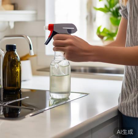 白醋去味消毒,集成灶焕然一新