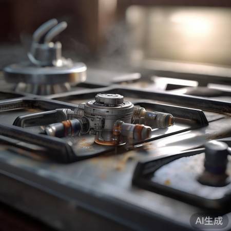 燃气灶部件故障,检查阀点火