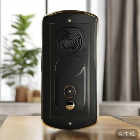 黑色面板配金色边框，时尚百搭