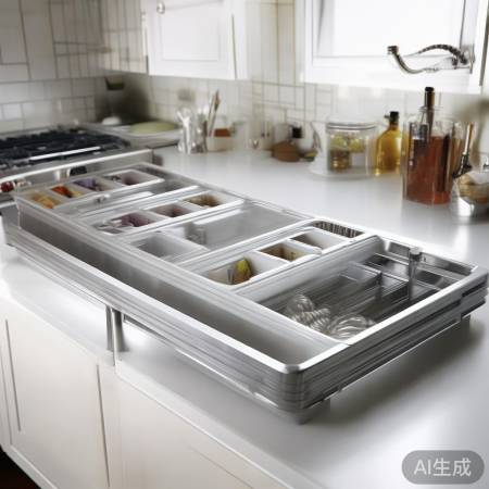 冰箱收纳盒巧用，桌面更宽敞