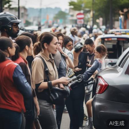 “吸取教训，文明出行”