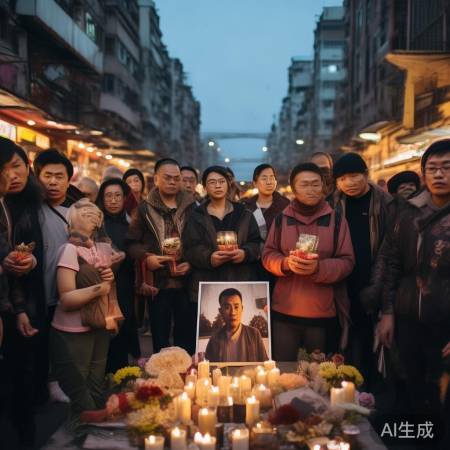 长沙街头见温暖,网友悼念黄牛哥