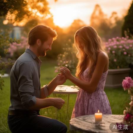 硕士情侣浪漫求婚