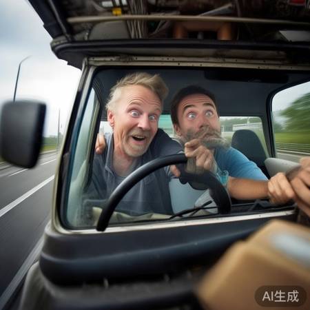 货车兄弟高速遇老爸
