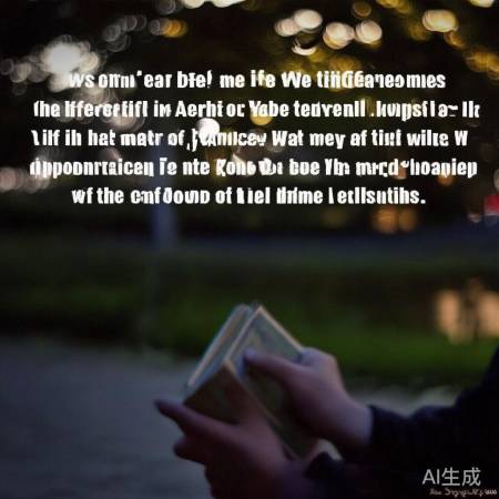 珍惜当下,冷静应对