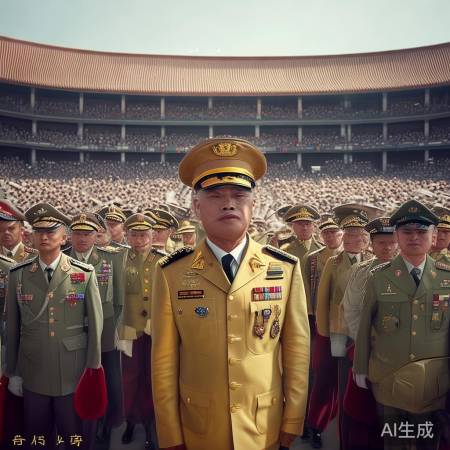 仪式庄重,彰显军力