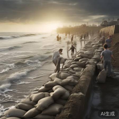海水倒灌，警醒环保