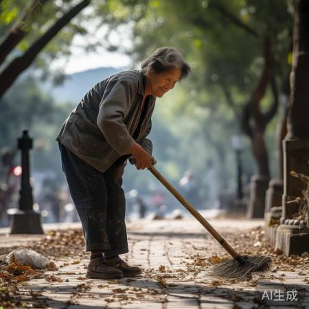 保洁阿姨辛苦，保障环境