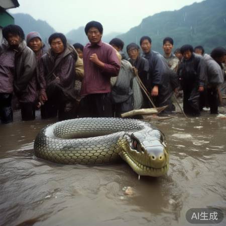 “广西洪水蛇逃逸事件”