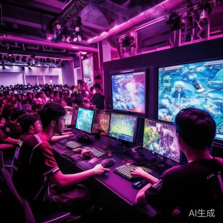 电竞精神，拼搏对决