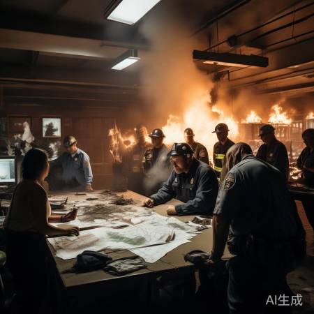 火灾后多部门忙排查