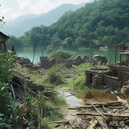 地基变遗迹,村民心急如焚