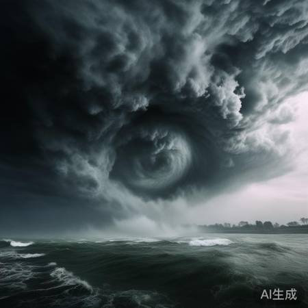 红霞台风,威力惊人