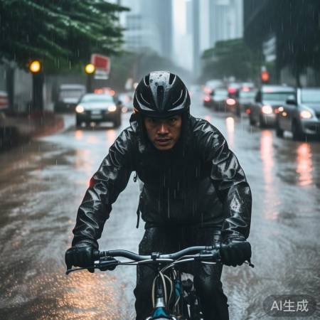深圳大雨,出行受阻