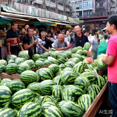 滞销西瓜广州热销,农民回报显著