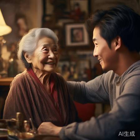 孝敬阿嬷,关爱陪伴