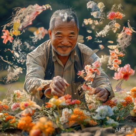 “返乡农民巧手书法走红”